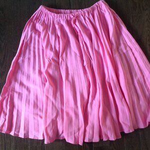 BRAND NEW pleated A-line Midi Hot Barbie Pink Size Large